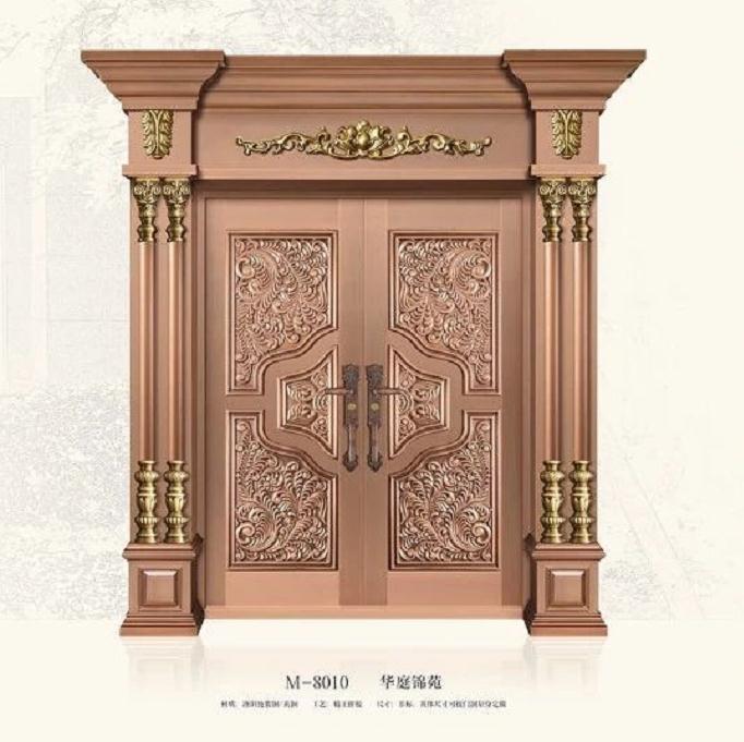 高級(jí)銅門(mén)大門(mén)別墅豪宅大門(mén)8010
